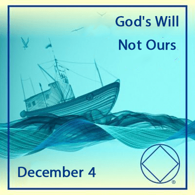 God’s Will Not Ours